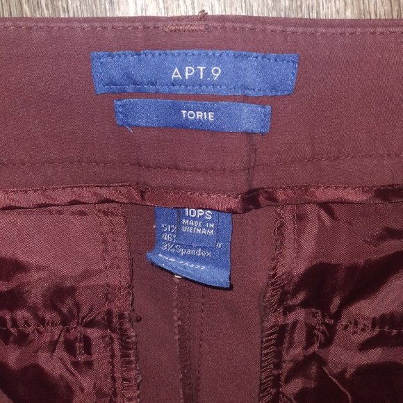 Apt. 9 Torie Midrise Dress Pants 10PS - Picture 2 of 2